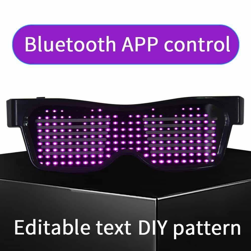 Customized Flashing Cyber Glasses Gadgets Color : Orange|Red|White|Blue|Green|Pink 