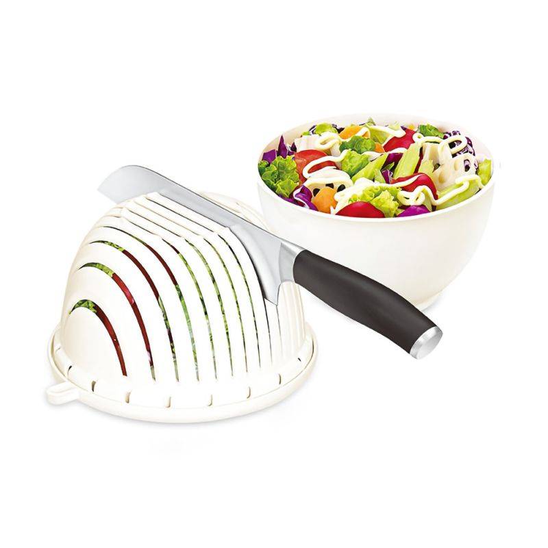Multifunctional Drain and Cutting Bowl Home Goods Color : White 