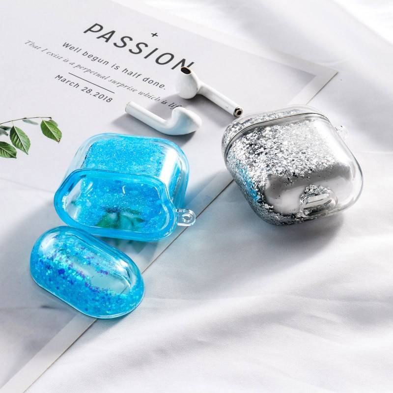 Glitter Liquid Cover Case For AirPods