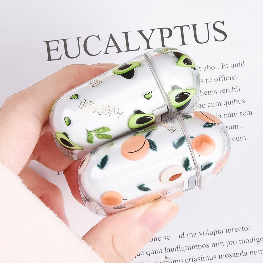 Clear Flower Cover Case For AirPods