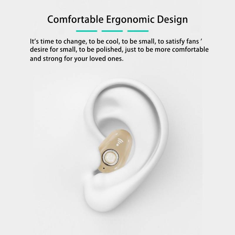 Mini Invisible Noise Cancelling Earphones With Microphone