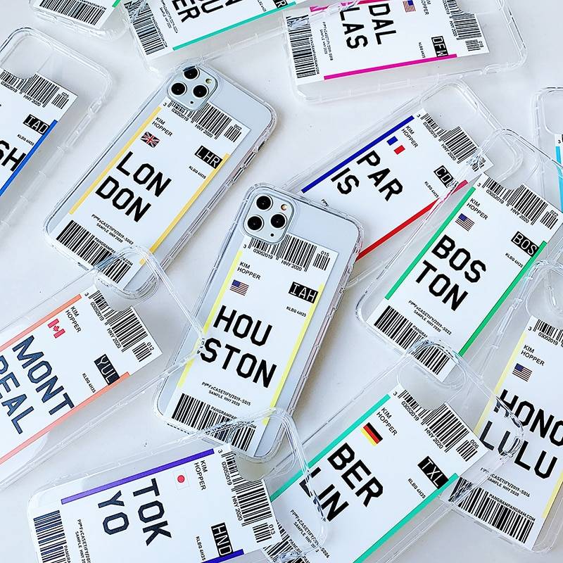 City Label Phone Case For iPhone