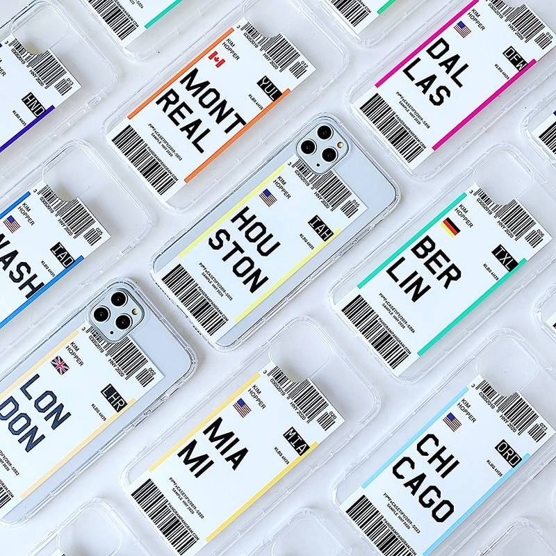 City Label Phone Case For iPhone