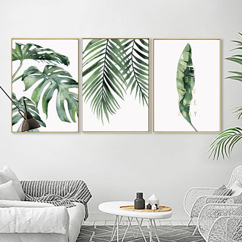Leaf Tropical Plants Poster