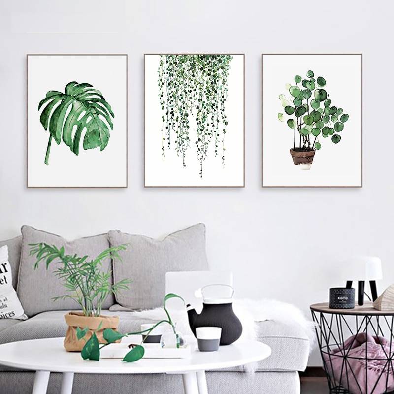 Leaf Tropical Plants Poster