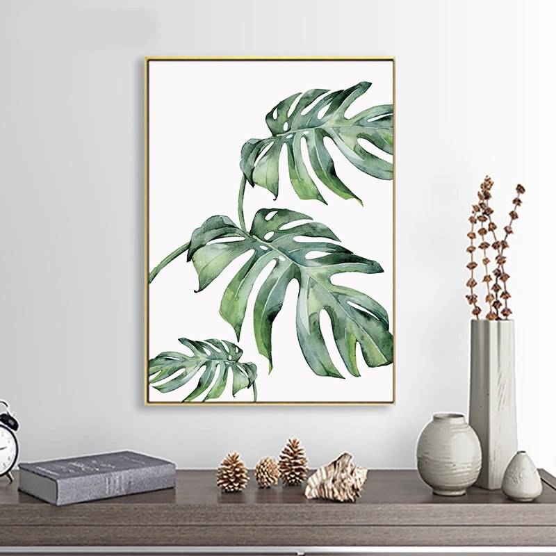 Leaf Tropical Plants Poster