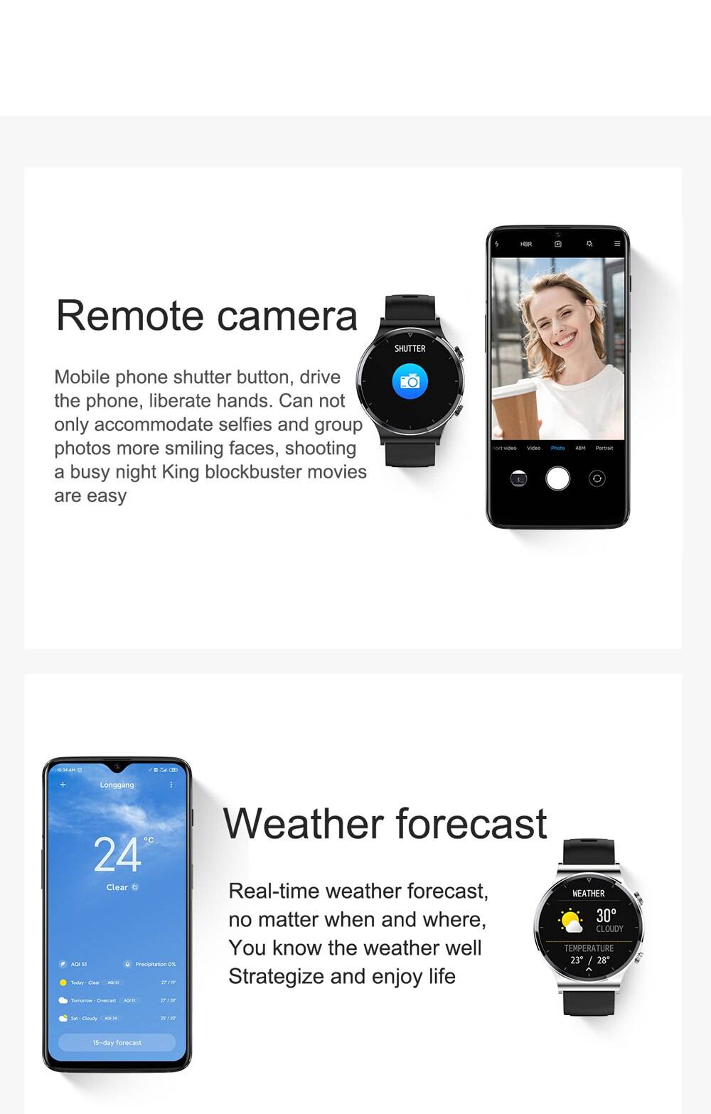Smartwatch for Men S-600 IP68 for Android and iOS Smartwatch for Men S-600 IP68 for Android and iOS