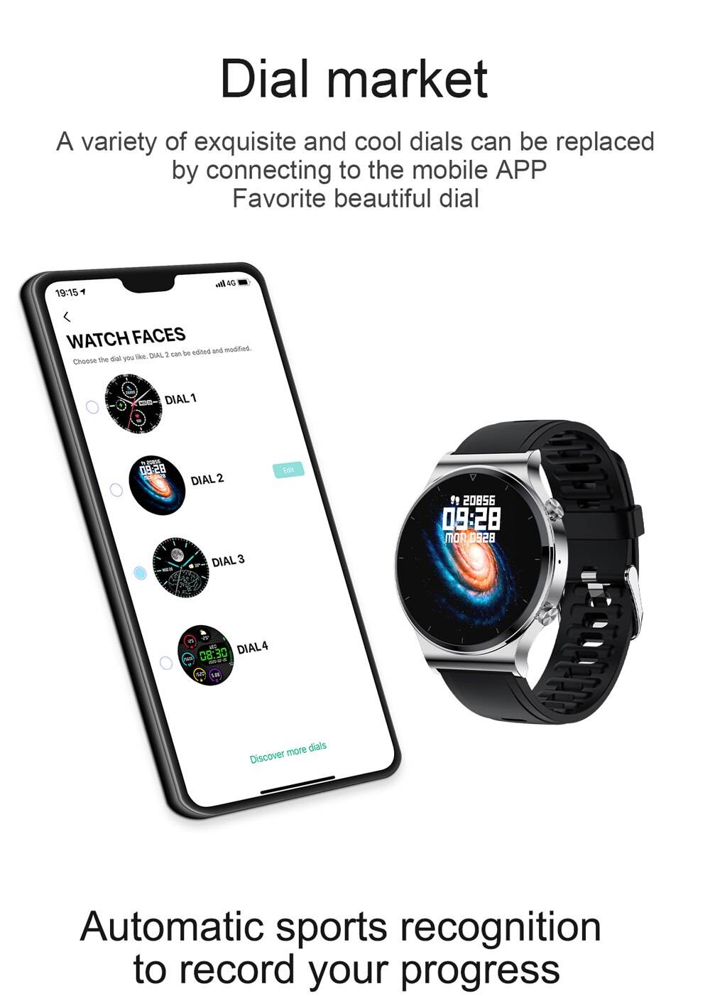 Smartwatch for Men S-600 IP68 for Android and iOS Smartwatch for Men S-600 IP68 for Android and iOS