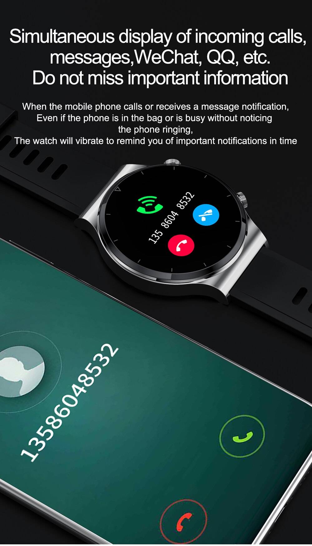 Smartwatch for Men S-600 IP68 for Android and iOS Smartwatch for Men S-600 IP68 for Android and iOS