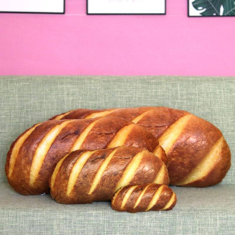 3D Bread Plush Pillow