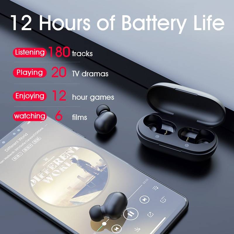 GT1 TWS Fingerprint HD Earphones