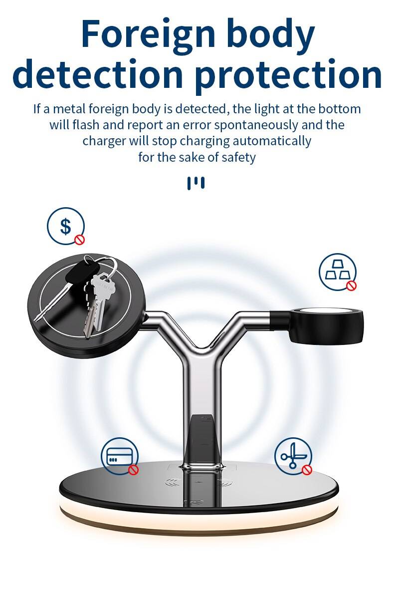 3-in-1 Magnetic Wireless Charging Stand 3-in-1 Magnetic Wireless Charging Stand