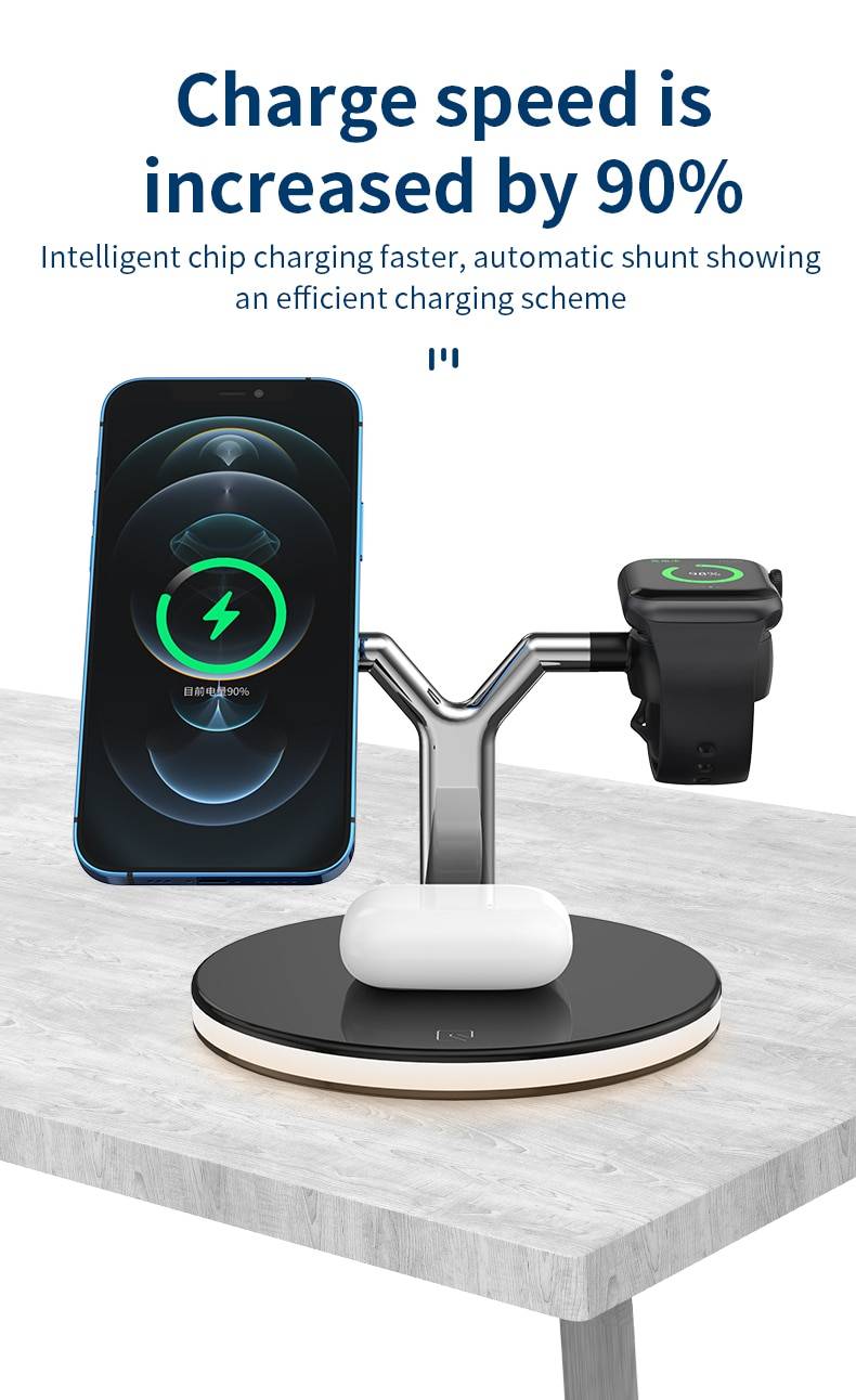 3-in-1 Magnetic Wireless Charging Stand 3-in-1 Magnetic Wireless Charging Stand