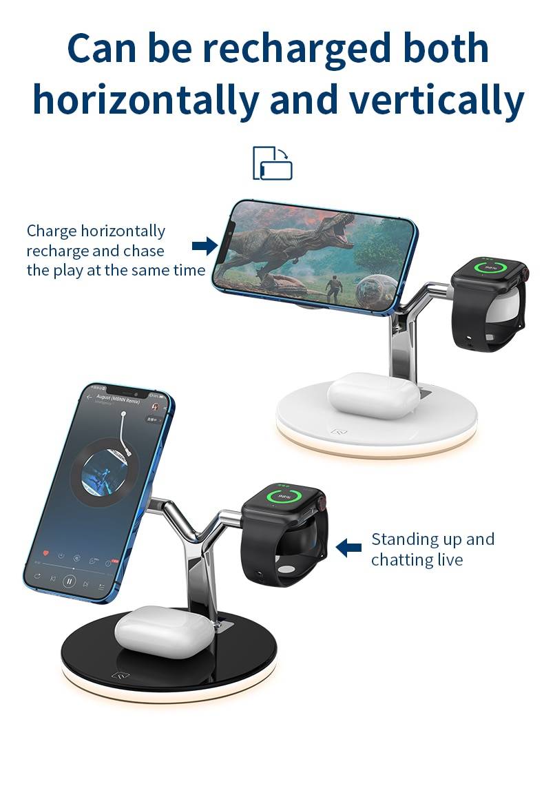3-in-1 Magnetic Wireless Charging Stand 3-in-1 Magnetic Wireless Charging Stand
