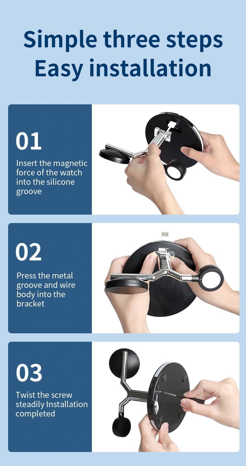 3-in-1 Magnetic Wireless Charging Stand 3-in-1 Magnetic Wireless Charging Stand