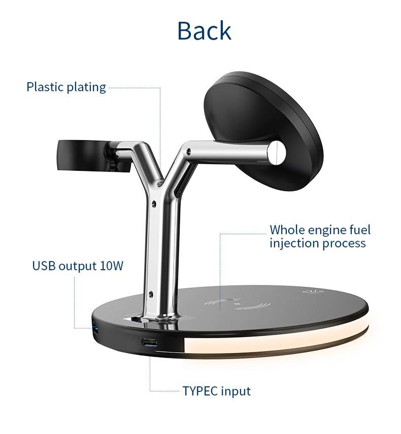 3-in-1 Magnetic Wireless Charging Stand 3-in-1 Magnetic Wireless Charging Stand