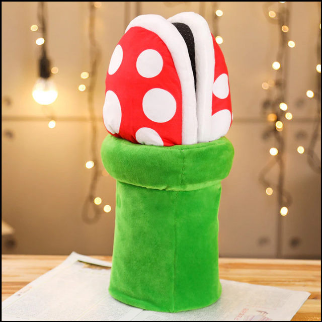 Mario Piranha Plant Slippers with Pipe Pot Holder