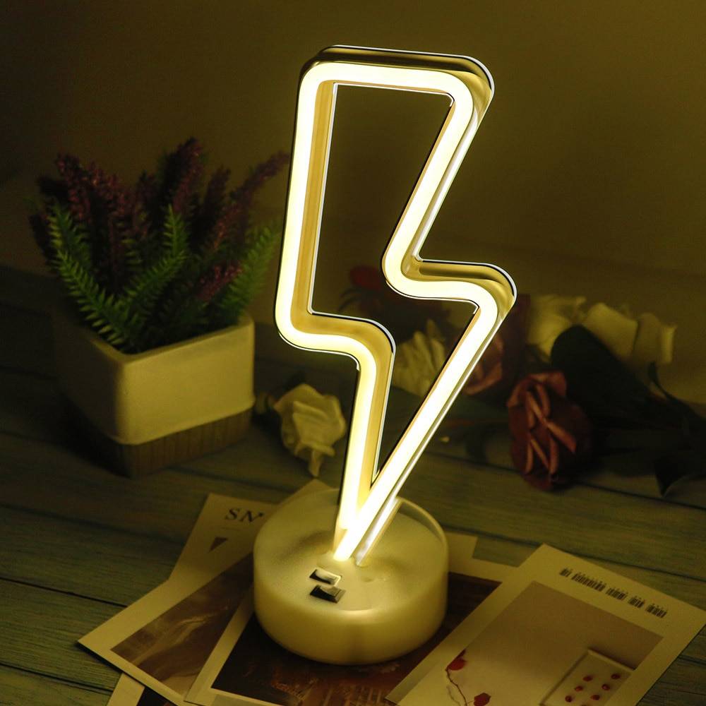LED Neon Bolt Light
