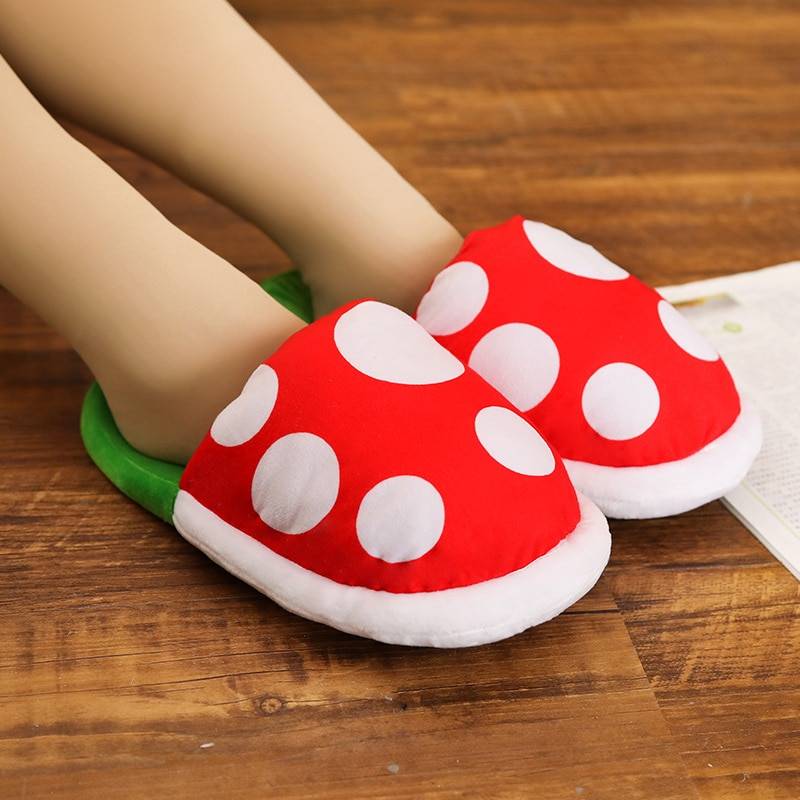 Mario Piranha Plant Slippers with Pipe Pot Holder