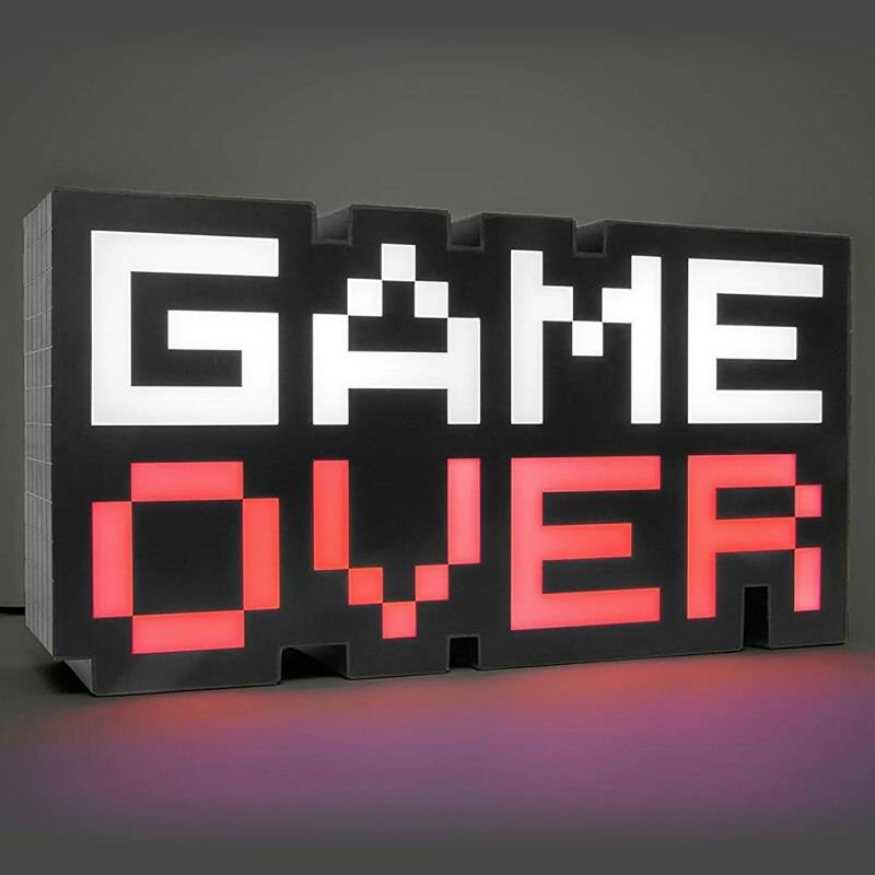 Pixel GAME OVER Light Sign Pixel GAME OVER Light Sign