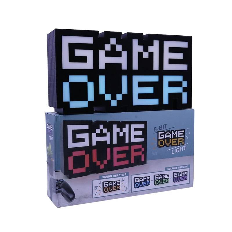 Pixel GAME OVER Light Sign Pixel GAME OVER Light Sign