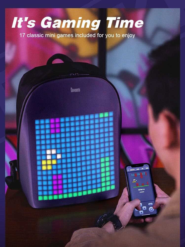 Divoom Pixoo Backpack Divoom Pixoo Backpack