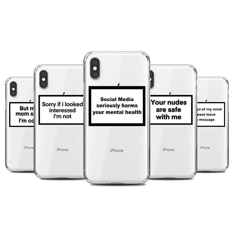 Quotes Printed Fitted Case