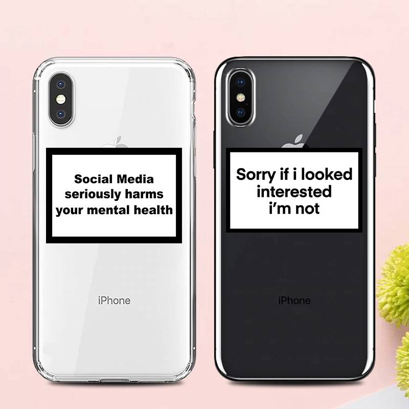 Quotes Printed Fitted Case