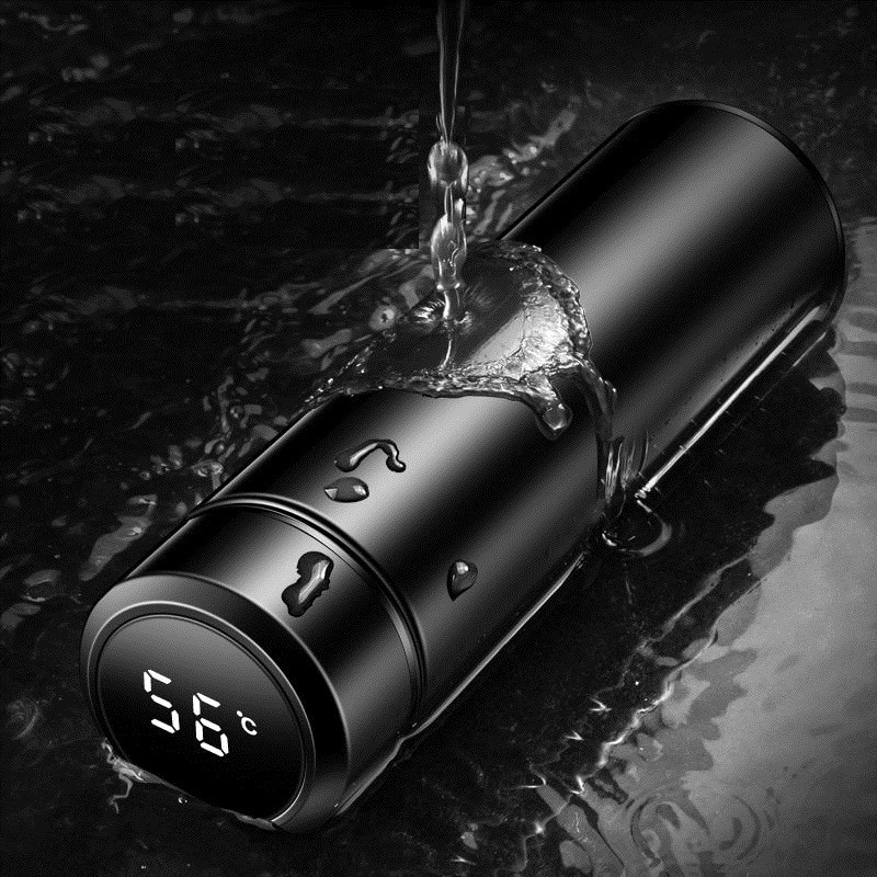 Smart Insulated Water Bottle with Temperature Display