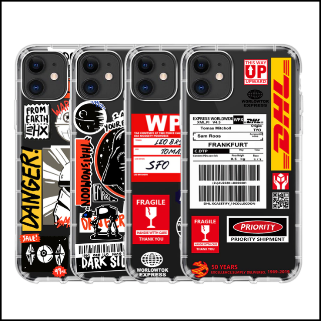 Label Sticker Case for iPhone