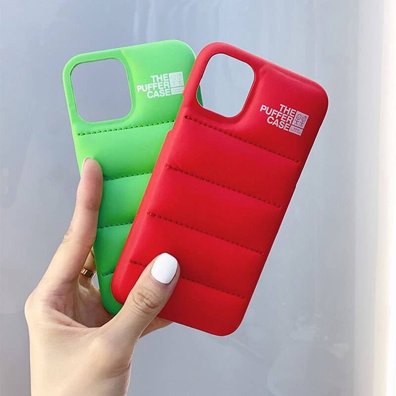 3D Winter Jacket The Puffer Case For iPhone