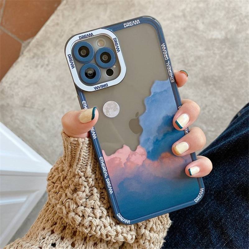 Retro Moon Case For iPhone