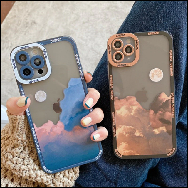 Retro Moon Case For iPhone